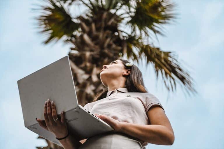 TÉLÉTRAVAILLER SOUS LES PALMIERS 1